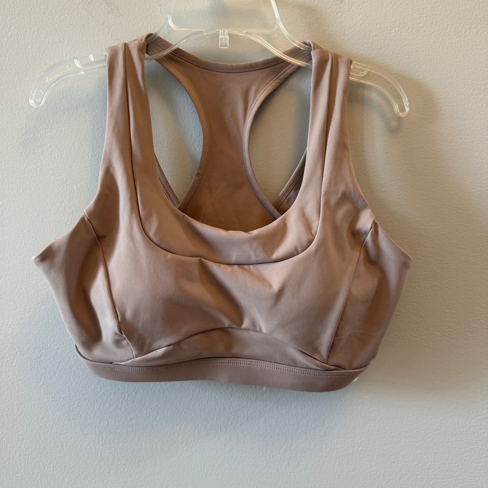 NWT Nude Sports Bra with Built-In Cups | Size Medium